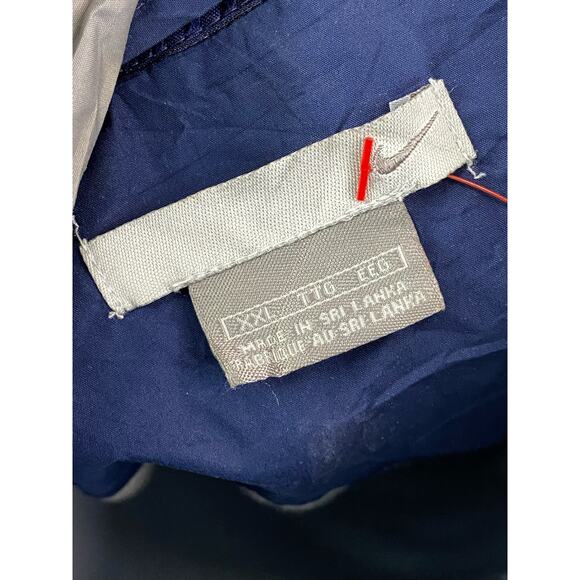Nike Jacket Mens XXL Blue Gray Track Windbreaker Full Zip 90s Vintage - Picture 3 of 14